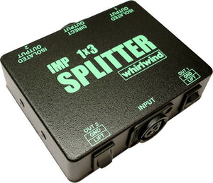 Whirlwind SP1X3LUNT Splitter with Pad and Premium Lundahl Transformer