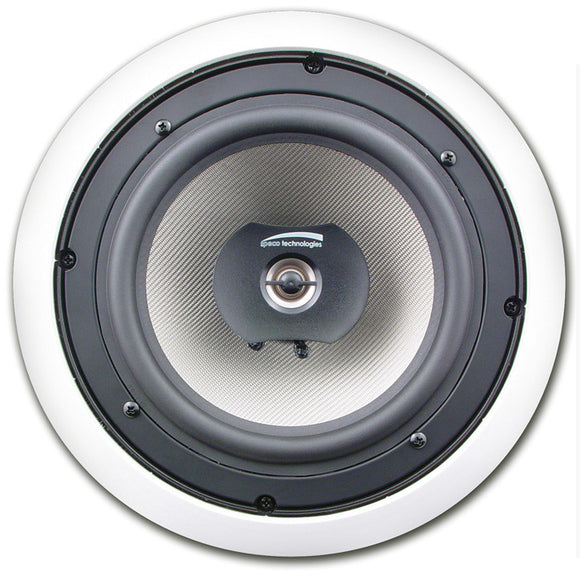 Speco SPCBC8 8 Inch Custom Builder In-Ceiling Speaker - Priced Per Pair