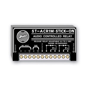 RDL ST-ACR1M Microphone Level Audio Controlled Relay 0.5 to 5 seconds Delay