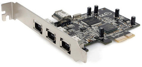 StarTech PEX13943 4-Port PCI Express Firewire Adapter Card