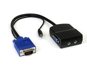 StarTech ST122LEA 2-Port VGA Video Splitter with Audio - USB Powered