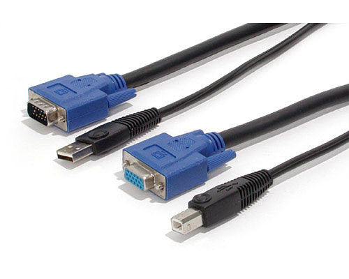 StarTech USB VGA 2-in-1 KVM Switch Cable 6FT