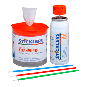 Sticklers WCS800 Lint-Free CleanWipes 3200 Fiber Optic Cleaning Tool