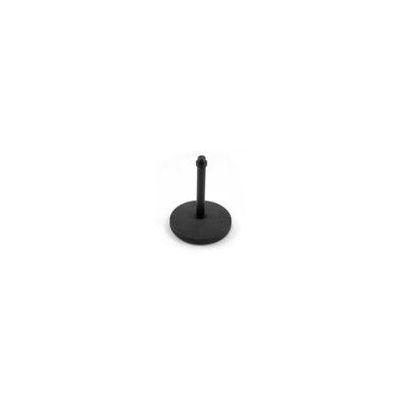 Whirlwind Connect Desktop Mic Stand 5in Round Base & 7in high Black