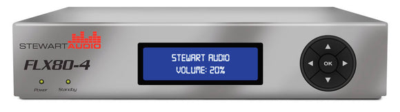 Stewart FLX80-4-70V-CN 4 Channel DSP-Enabled Amplifier - 4 x 80W @ 70/100V