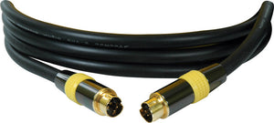 TecNec SVHS 4-Pin Male to 4-Pin Male Flexible Cable with Gold Connectors 200FT