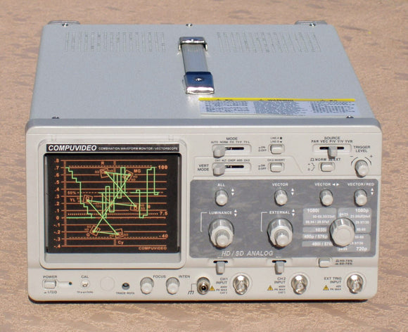 Compuvideo HDTV/SDTV Waveform Monitor/Vector Combination with 6in Hi-Res CRT