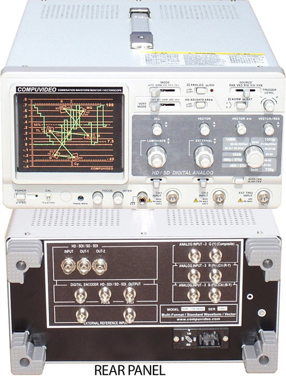 Compuvideo SVR-1700HDSD HD SD Waveform and Vectorscope