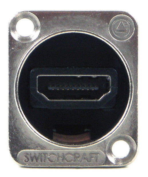 Switchcraft EHHDMI2PKG EH Series HDMI Feedthru - Nickel - with 4 Screws