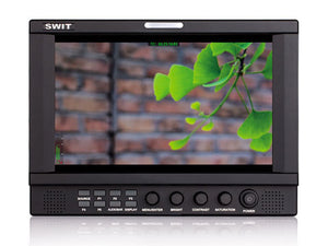 SWIT S-1093H On-Camera Monitor 8.9in 3GSDI/HDMI 1920x1200 With Carry Case and Panasonic VW-VBG6 Battery Mount 