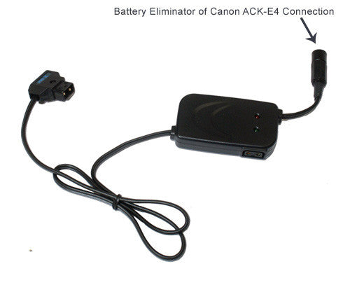 Switronix XP-DSLR-12C Powertap to Canon 1D Mark IV (ACK-E4 required)