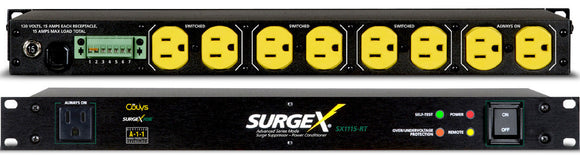 SurgeX SX1115RT Surge Eliminator & Power Conditioner 15A at 120 Volts