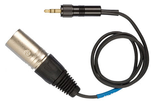 Tec-Nec XLR Male Unbalanced Line Output to 3.5mm Mini Locking 18 Inch Cable Sennheiser CL100-2 Equivalent