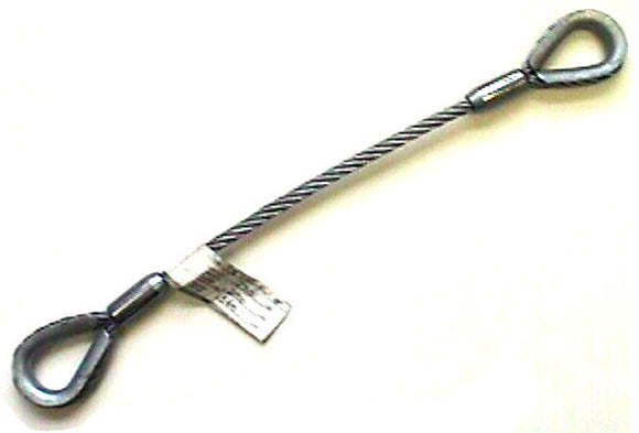 Fehr Brothers 3/8x2.5 Foot Steel Cable Sling