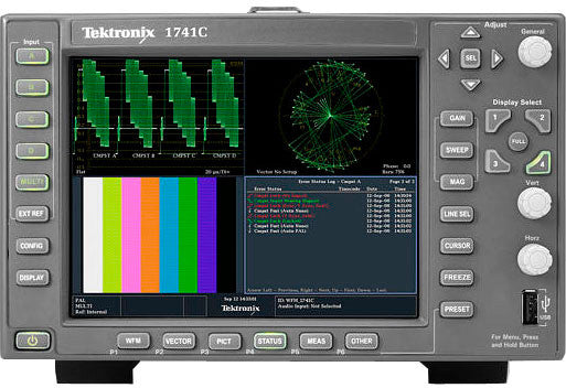 Tektronix 1741C Analog Dual-Standard Waveform Monitor