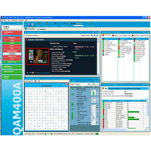 Tektronix QAM400A DTV Monitor for TS & RF Cable Network Monitoring