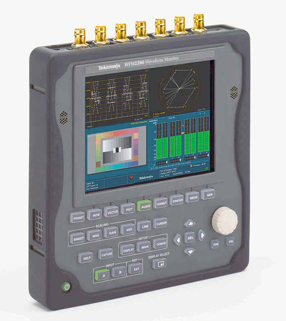 Tektronix WFM2200 Multiformat Multistandard 3G/HD/SDI Portable Waveform Monitor