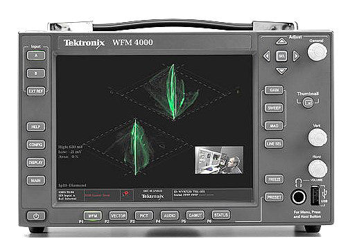 Tektronix WFM4000 SD-SDI Waveform Monitor with two Passive Loopthrough Inputs