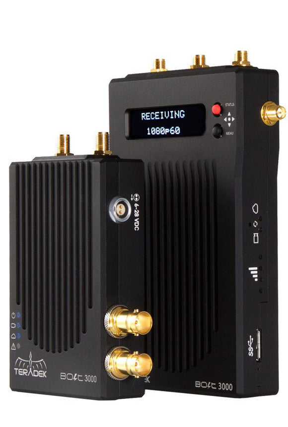 Teradek 10-0985 Bolt Pro 3000 Wireless Video Tx/Rx Set with 3000 Ft Range - SDI