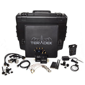 Teradek 10-0995-2G Bolt Pro 3000 Deluxe Wireless Video Tx & Dual Rx Set with 3000 Ft Range - Gold Mount SDI/HDMI