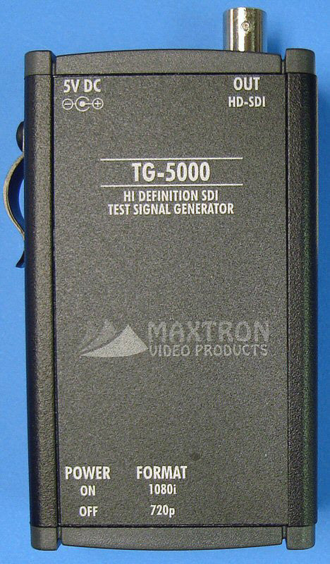 Maxtron TG-5000B HD-SDI Pattern Gen With Internal Li-Ion Batt