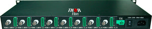 Thor F-8V16A 8 Channel CVBS Broadcast Grade 10-Bit Digital Fiber Optic Tx & Rx