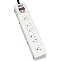 Tripp Lite TLM626 6 Right Angle Outlets 6-ft Cord 1340 Joule Metal Strip - Protect It! Surge Suppressor