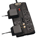 Tripplite TLP808TELTV 8 Outlet Surge Suppressor with F Coax Jacks