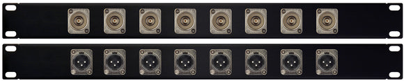 Rack Mount Patchbay 16 Port BNC-XLR F-M