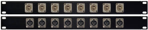 Rack Mount Patchbay 8 Port BNC-XLR F-M