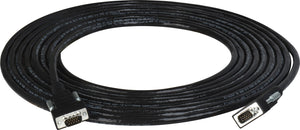 TecNec Plenum Rated HD-15 Male to HD-15 Male SVGA Cable Black 35FT