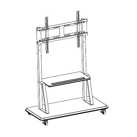 ToteVision CT-55 Monitor Cart