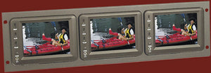 ToteVision LCD-501X3 Three 5 Inch LCD Monitors in 3U Rackmount