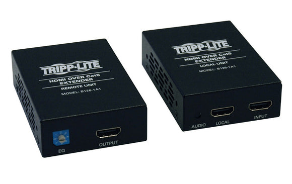 Tripp Lite B126-1A1-INT HDMI over Cat5/Cat6 Active Extender Kit TX/RX for Video & Audio - Intl. Power - Up to 200 Feet