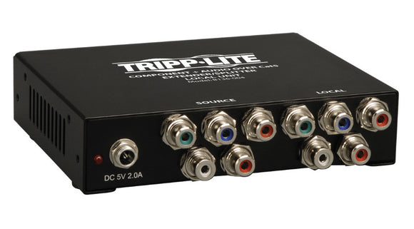 Tripp Lite B136-004 4-Port Component Video/Stereo Audio over Cat5/Cat6 Extender Splitter Box-Style Transmitter - 700 Ft