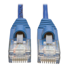 Tripp Lite N001-S01-BL Cat5e 350 MHz Snagless Molded Slim UTP Patch Cable (RJ45 M/M)