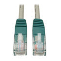 Tripp Lite N010-007-GY Cat5e 350MHz Molded Cross-over Patch Cable (RJ45 M/M) - Gray 7 Feet