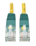 Tripp Lite N010-025-YW Cat5e 350MHz Molded Cross-over Patch Cable (RJ45 M/M) - Yellow 25 Feet