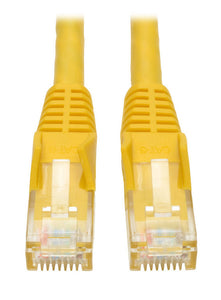 Tripp Lite N201-004-YW Cat6 Gigabit Snagless Molded Patch Cable (RJ45 M/M) - Yellow 4 Feet