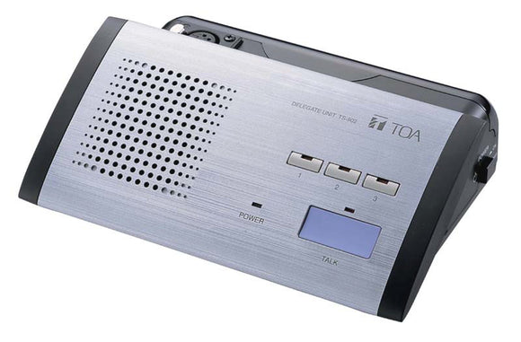 TOA TS-902 Y Infrared Delegate Station for TS-900UL Requires Mic and Power Source