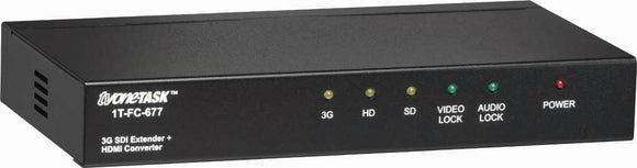 TV One 1T-FC-677 3G/HD/SD-SDI to HDMI v1.3 Converter with built-in SDI Distribution Amplifier