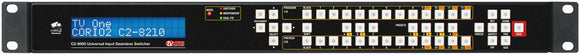 TV One C2-8130 Modular AV Seamless Switcher 12x DVI-U In 2x DVI-U Out