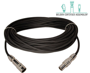 Belden 1857A Triax Cable with Trilok Male to Female Connectors 10FT