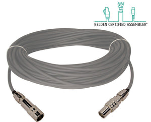 Belden 1859A Plenum Triax Cable 50FT with Kings Connnectors