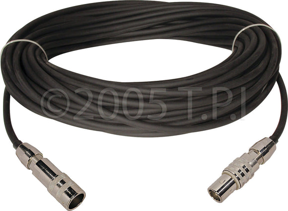 Belden 8233A Triax Cable with Trilok Male to Female Connectors 328FT