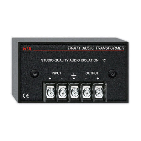 RDL TX-AT1 Audio Isolation Transformer - 600 Ohm 1:1