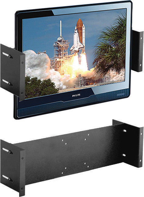 Delvcam ULCD-1 Adjustable Depth LCD Monitor Rackmount Black