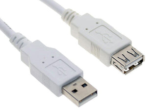 USB 2.0 A Male to A Female USB Extension Cable 10FT