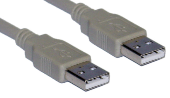 USB 2.0 Cable Type A Male to A Male 6FT