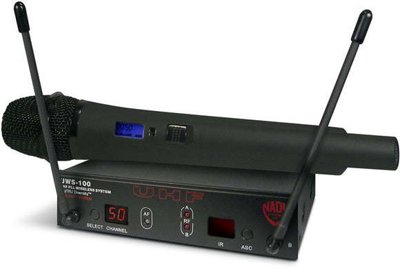 Nady UWS-100 HT 100-Channel Select UHF Wireless System (Handheld)